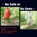 1-10PCS Emergency Rain Poncho Thermal Foil Blanket for Outdoor Survival Cold Weather Protection and First Aid Supply.