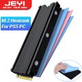 JEYI M.2 2280 SSD Heatsink Support PS5 PC, NVME NGFF 2280 SSD Double-Sided Heat Sink Cooling with Thermal Silicone Pads Cooler. 