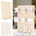 1Pcs Fashion Multi-purposel Hooks Earrings Display Stand Necklace Pendant Earring Jewelry Storage Rack Counter Showcase Props. 
