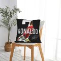 1pc Cristiano Ronaldo CR7 Decorative Pillowcases for Cozy Living Room and Bedroom Soft Machine Washable Cores Not Included. 