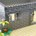 Marumine MOC Bricks 100PCS 1x4 House Wall Building Blocks Cube Parts Compatible with 15533 Construction Idea Accessories Parts. 