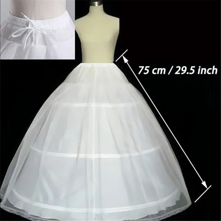 3%20Hoops%20A-line%20Petticoat%20Underskirt%20Crinoline%20Slip%20for%20Kids%20Children%20Wedding%20Dress%20-%20Image%202
