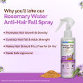 Mamaearth Rosemary Water Anti-Hair Fall Spray with 100% Pure Steam Distilled Rosemary Water & Methi Dana for Hair - 200 ml. 