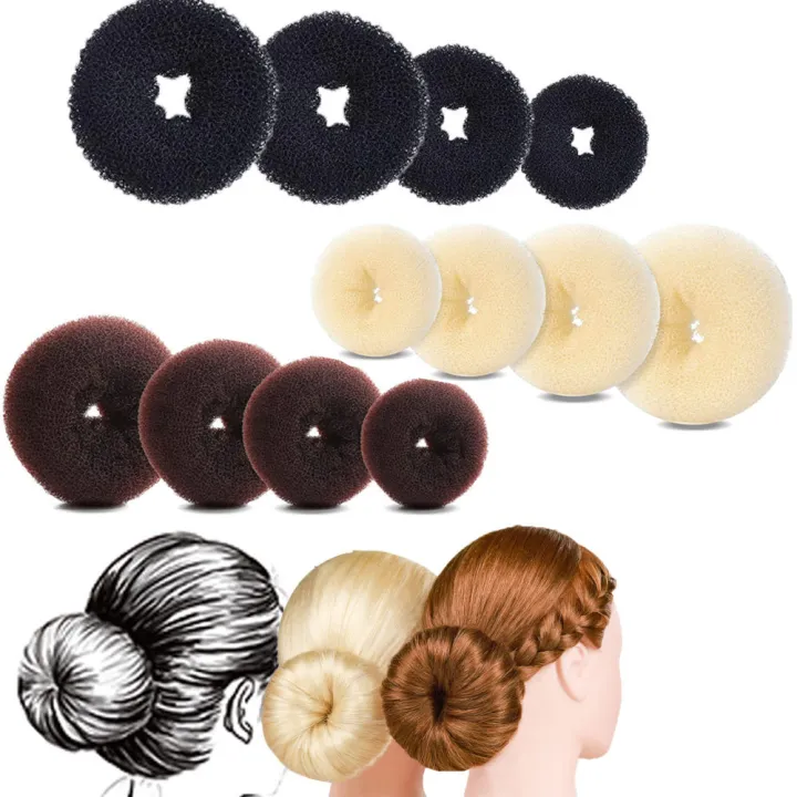 3pcs%20Hair%20Bun%20Donut%20Magic%20Foam%20Products%20Hairstyle%20Lazy%20Hair%20Accessories%20For%20Girls%20Women%20Lady%20Easy%20Big%20Ring%20Hair%20Styling%20Tools%20-%20Image%202