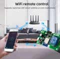 Smart Switch 1CH Tuya Smart Life  RF 12V 24V 7-32V AC DC Wifi Switch Work with Alexa  Home. 