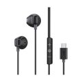 Oraimo Halo Airy In-ear Wired Type-C Black Earphone OEP-650. 