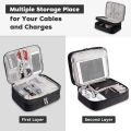 Cable Storage Bag Waterproof Digital Electronic Accessories Organizer Portable Travel Cable Organizer Case for cable Charger. 