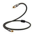 YYTCG HiFi RCA Coaxial Audio Cable Hi-End RCA to RCA Male SPDIF Digital Coaxial Cable for DVD Projector TV Speaker Amplifier. 