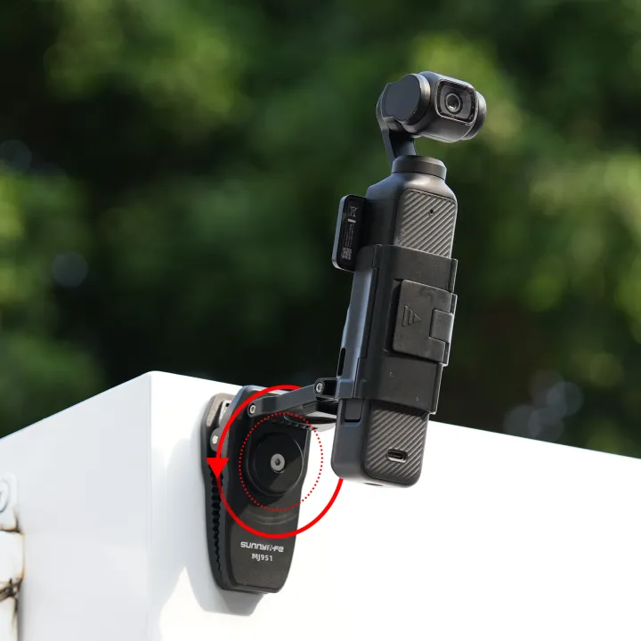 SUNNYLIFE%20Backpack%20Clip%20Mount%20for%20%20Pocket%203%20%7C%20Extendable%20Rotatable%20Magnetic%20Holder%20-%20Hands-Free%20Vlogging,%20Cycling,%20Hi%20-%20Image%203