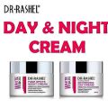 Dr Rashel Fade Dark Spots Face Day Cream & Night Cream With Arbutin and Niacinamide ( Bundle Pack of 2 ). 