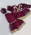 short frock with gharara 3 piece dress for your baby girl. 