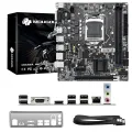 MOUGOL H61M Gaming Motherboard M.2 NVME PCIEx16 DVI Supports Dual-channel DDR3 RAM Intel Core 2/3 Gen CPU LGA1155 for Desktop PC. 