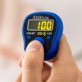 Hajveri Traders SXH5136 Digital 100 Beep Buzz Sound Night Mode LED Light Tasbih – 5-Digit LCD Display Finger Ring Tally Clicker – Handheld Portable Zikr Prayer Tasbeeh Counter with Adjustable Ring for Azkar, Wazaif and Islamic Use – Packed in Blister Card. 