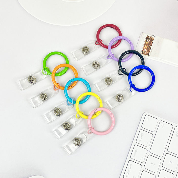 1pc%20Gradient%20Pink%20Transparent%20Sliding%20Cover%20Card%20Holder%20With%20Keychain%EF%BC%8C%20Work%20Student%20ID%20Card%20Bus%20Transport%20Card%20Protector%20Holder%20-%20Image%206