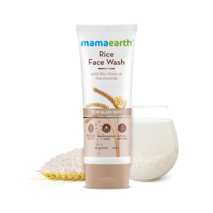mamaearth%20Rice%20Face%20Wash%20With%20Rice%20Water%20&%20Niacinamide%20for%20Glass%20Skin%20-%20100%20ml%20-%20Image%202