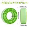 2.2" RC Crawler Foam Inserts High-Density Silicone Rubber Waterproof (125x45mm)  Compatible for  1/10 RC Crawler Car SCX10 Capra. 