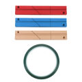 Splicing Block Kit for 1/4 10 Inch Open Reel Tape Media Aluminum Alloy Splicing Block with Splicing Tape Aluminum Splicing Block. 