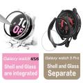 Cover for Samsung Galaxy Watch 5 pro Case 45mm 4 5 6 44mm 40mm Screen Protector PC Bumper Tempered Glass Galaxy watch 6 Case. 