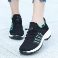 Women Walking Shoes Breathable Fly Weaving Sneakers Non Slip Casual Shoes 7 Color Size 35-45. 