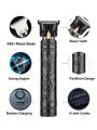 Dragon Vintage T9 Professional Hair Trimmer Set Hair Clipper Titanium Alloy Head Beard Trimmer For Men Cordless Low Noise. 