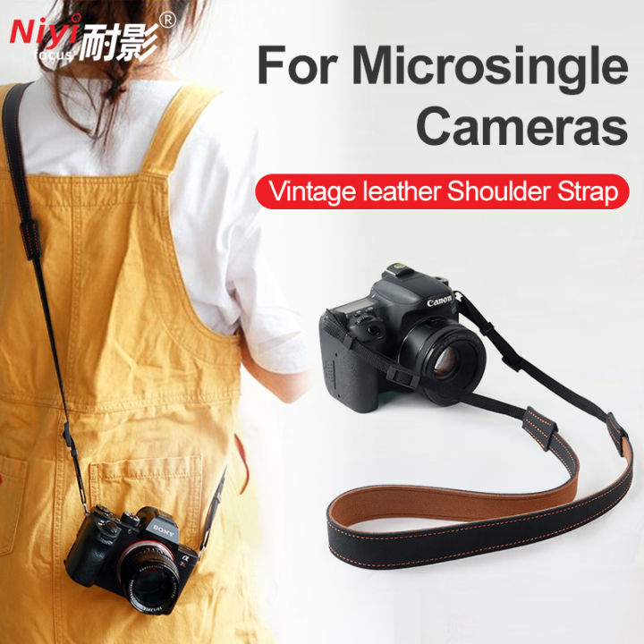 Camera Shoulder Strap Retro Micro Single Strap Suitable for R8 R50 ZFC A6300 Fuji XT5 XA7 Camera Accessories