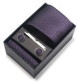 Holiday Gift Box Brand Tie Handkerchief Cufflink Set For Men Necktie Suit Accessories Wedding Gravatas. 