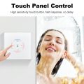 Manhot Tuya WiFi EU Boiler Water Heater Timer Touch Switch 40A 8000W Works With Alexa  Home Smart Life APP Voice Control. 