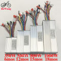 48V 64V 350W/500W/800W/1000W E- bicycle square wave dual mode brushless motor controller with self-learn line for scooter ebike. 