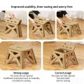 Thick Plastic Folding Stool Entrance Shoe Chang Small Low Stool Portable Fish Stool Camping Trip Outdoor, Portable Folding Stool. 