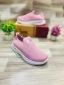 Women Pink Breathable Mesh Sneakers - Lightweight Slip On Running Shoes for Girls - Casual Sports Joggers & Walking Shoes. 