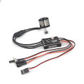 NEWEST AM32 45A Metal Case ESC SM3.0 T Plug 2322 3500KV Brushless Motor for 1/12 RC Car Crawler MN99 MN168 MN78 MN82 Upgrade Kit. 