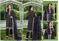 black and white Dress unstich 3piece Muhram ul haram collection. 