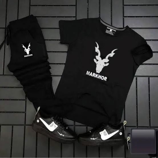 Againtr%20Summer%20Printed%20Tracksuit%20For%20Men%20&%20Boys%20-%20Soft%20&%20Comfortable%20Fabric%20T%20Shirt%20&%20Trouser%20Printed%20Tracksuit%20black%20-%20Image%202