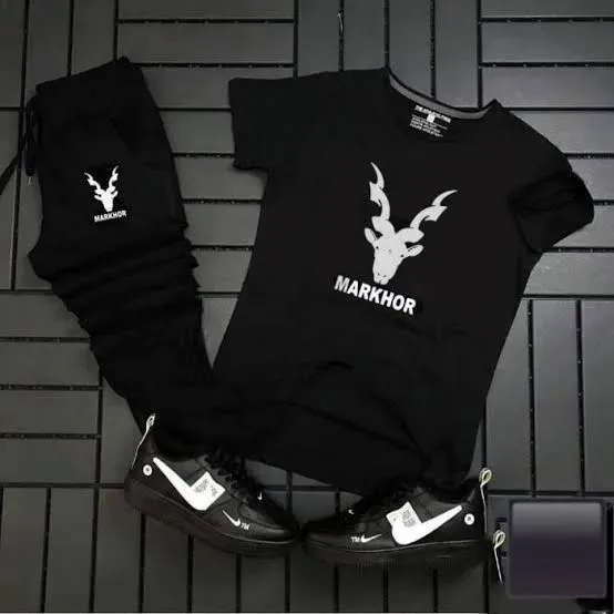 Againtr%20Summer%20Printed%20Tracksuit%20For%20Men%20&%20Boys%20-%20Soft%20&%20Comfortable%20Fabric%20T%20Shirt%20&%20Trouser%20Printed%20Tracksuit%20black%20-%20Image%202