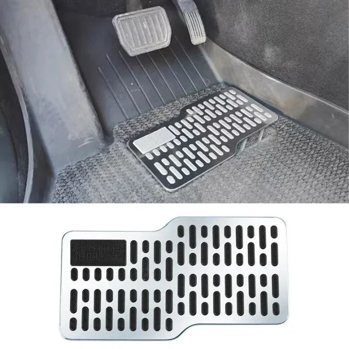 1PC%20Car%20Stainless%20Steel%20Foot%20Rest%20Pedal%20Board%20Floor%20Carpet%20Mat%20Anti-Slip%20Z%20Shape%20Heel%20Pad%20Truck%20Suv%20Car%20Interior%20Accessories%20-%20Image%203