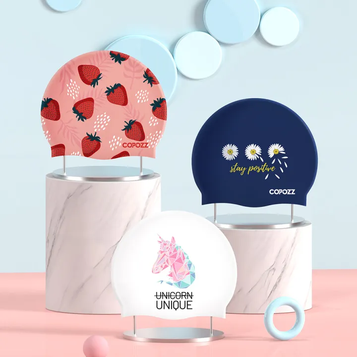 COPOZZ%20Water%20Sports%20Women%20Men%20Swimming%20Cap%20Ear%20Protect%20Long%20Hair%20Large%20Swim%20Pool%20Hat%20Professional%20Sports%20Waterproof%20Swim%20Cap%20-%20Image%203