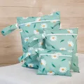 3pcs Different Size Waterproof Wet Bag Wet Dry Bags For Baby Cloth Diapers&Breast Pump Part Organizer For Swimsuit Wet Clothes. 