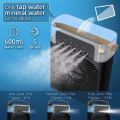 Portable Humidifier Air Cooler Mist Fan Mini Table Fan For Home With 3 Speed Mode With Water Spray, 7 Color Led & Timer, Usb Personal Cooler Desk Fan For Shop, Office, Kitchen. 