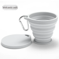 Outdoors Silicone Folding Cup with Hanging Hole Creative Water Cup Travel Portable Washing Cup Fashion Travel Silicone Cup. 