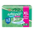 Whisper Ultra Clean Hygiene + Comfort XL 30 Pads. 
