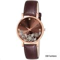 Elegant Ladies Watch with Leather Belt Premium Quality Wrist Watch for girls/ Women. 