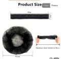 Black Surgical Disposable Hygienic Nurse Cap 100 pcs. 