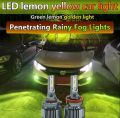 Lime Green Fog Led Lights For All Cars. 