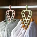 Rotatable Clothes Storage Rack Hangers For Clothes Closet Organizer Room Organizer Multifunctional Nine-Hole Hanger.