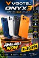 vgotel onyx3 3gb ram 32gb memory 6.6" hd plus display. 