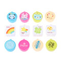 4Pcs Lunch Bento Sauce Container Cute Design Portable Plastic Condiment Dispenser Squeeze Mini Salad Ketchup Bottle. 