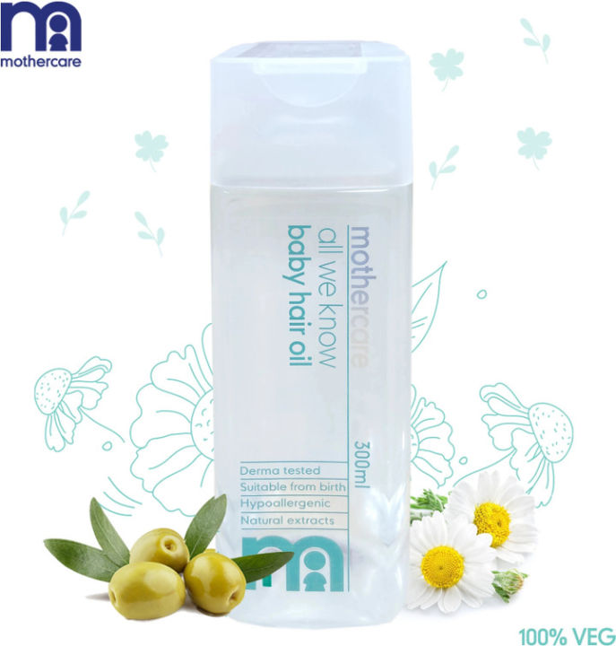 Mothercare Hair Oil 300ml for Babies and Newborns Gentle Daily Care Premium Quality Imported