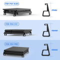 Horizontal Version Holder For PS4/Slim /Pro Console Accessories Cooling Base Legs Flat-Mounted Bracket Space-Saving Stand. 