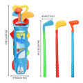 Kids Golf Club Set Indoor and Outdoor Sports Retractable Toy Golf Clubs Game Family Parent Child Outdoor Interactive Toys.