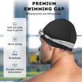 Swimming cap, high elasticity, comfortable and breathable adult universal solid color swimming cap. 